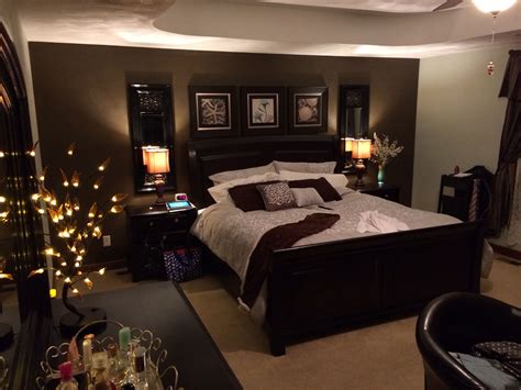 Elegant Bedroom Decor Chocolate Brown Black Sage And Gray Beds