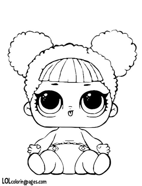 Uncategorizedl doll coloring pages rocks miss baby dolls 731×1024 fabulous free printable of. Little Sister Lol Surprise Doll Coloring Page