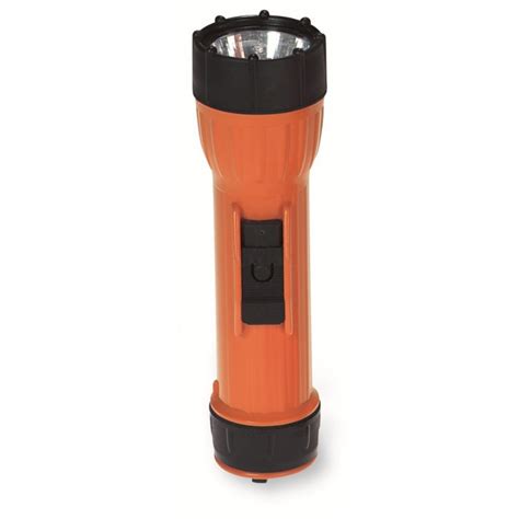 Flashlight Bright Star 2217 Safety Approved Orange 2x D Cell