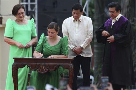 Duterte S Daughter Takes Oath As Philippine Vice President