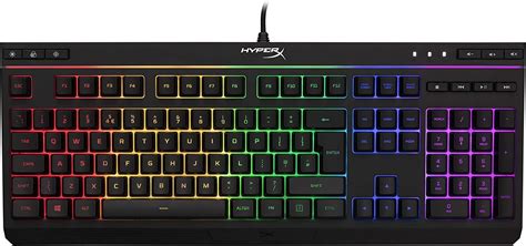 Hyperx Hx Kb5me2 Uk Alloy Core Rgb Membrane Gaming Keyboard Uk Layout