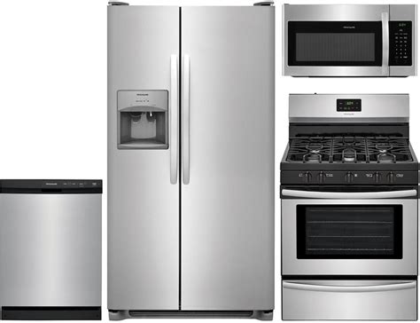 Frigidaire create your starter kitchen and choose from our kitchen appliance packages. Frigidaire 4-Piece Kitchen Appliance Package with ...