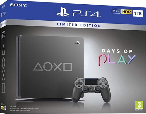 Sony Playstation 4 Slim 1tb Ps4 Slim 1tb Days Of Play Limited Edition