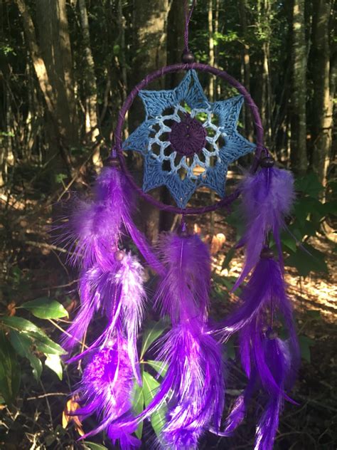 Purple Dream Catcher Infused With Healing Reiki Energy