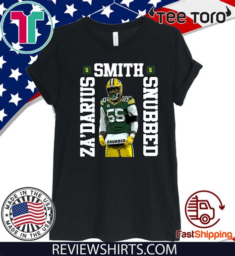 Packers Zadarius Smith Snubbed Limited Edition T Shirt Shirtelephant