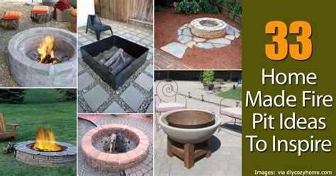 33 Home Made Fire Pit Ideas To Inspire