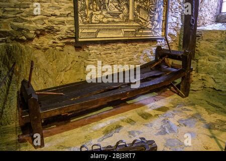 Mittelalterliche Folter Rack Stockfoto Bild Alamy