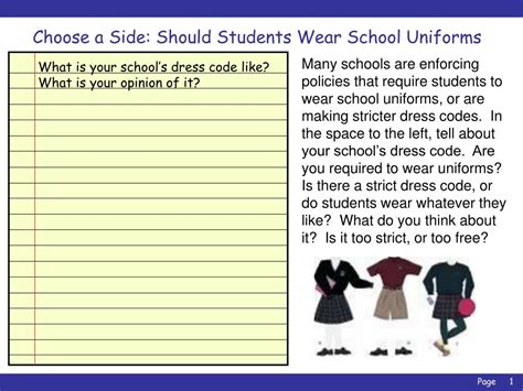 Should Students Wear School Uniforms Why Or Why Not The Pros And