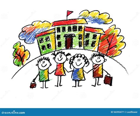 Top More Than 166 Happy School Drawing Vn
