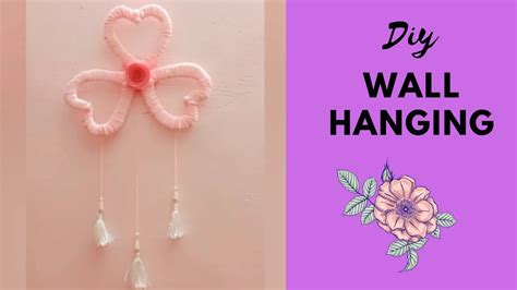 How To Make Wall Hanginghome Decor Craftdiy Wall Hanging With