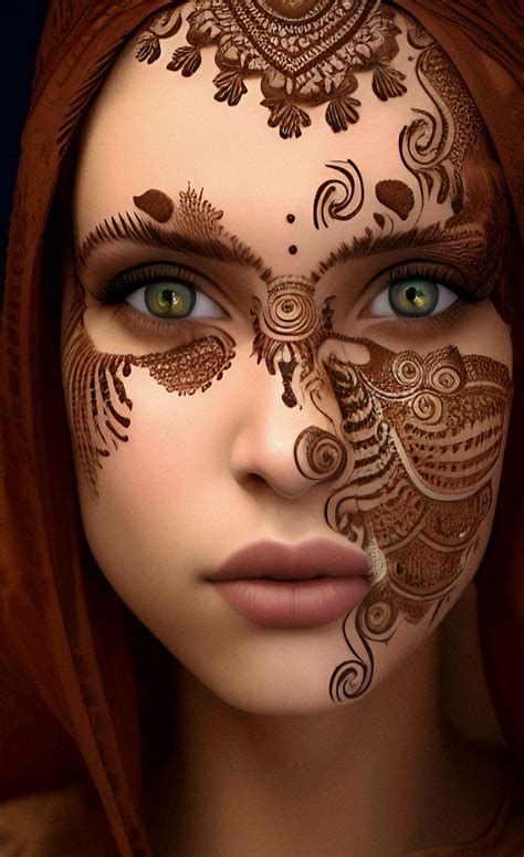Henna Face Art By Serendigity Art On Deviantart