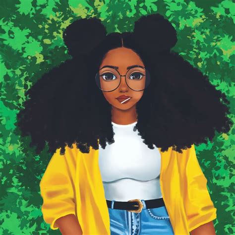pin by sarah abocco on illustrations not mine black girl art black love art black girl cartoon