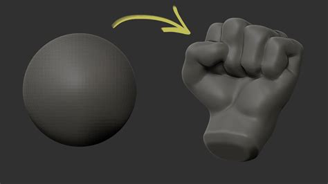 Zbrush Fist Speed Sculpt Youtube