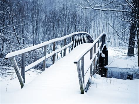 Snow Covered Bridge Wallpaper The Long Goodbye
