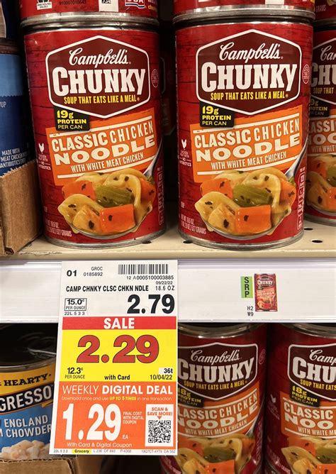 Campbells Chunky Soups Only 129 Kroger Krazy