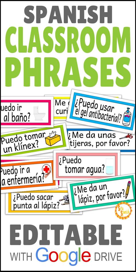 These Printable Posters Are A Great Visual For Common Classroom Phrases