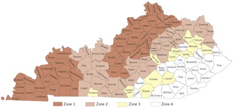 Ky Hunting Zones Map