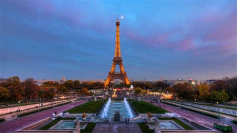 Architecture Cities France Light Towers Monuments Night Panorama