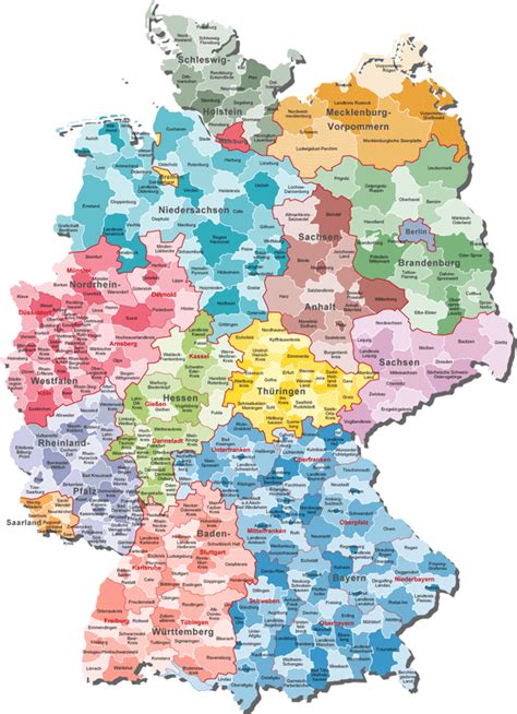 Online shoppen & punkten neu. Digitale Plz Karte Deutschland Kostenlos | Karte