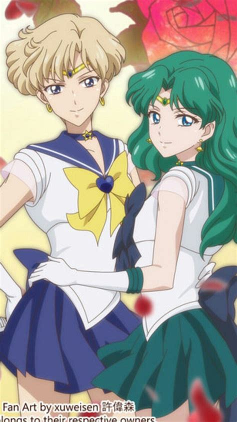 Sailor Neptune And Sailor Uranus Wallpapers Wallpaper Cave