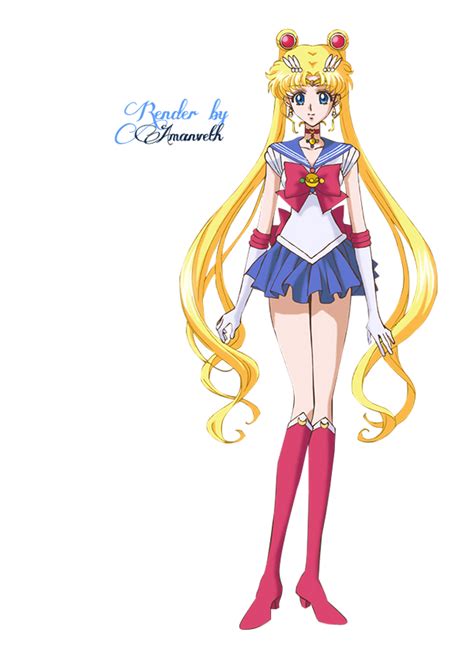 Sailor Moon Crystal Sailor Moon Render By Amanveth On Deviantart