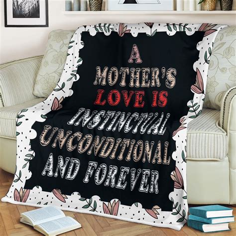 To My Mom Blanket A Mothers Love Forever Blanket Mom Etsy