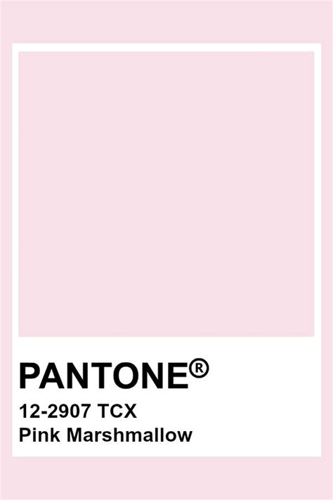 Pantones Pink Marshmallow Color Is Shown In The Frame And It Has