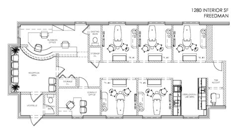 Small dental office design floor plans. -Dr. Freedman - How To Open A Dental Office