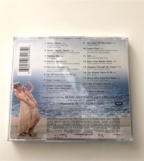 Mamma Mia Soundtrack Abba Music Etsy