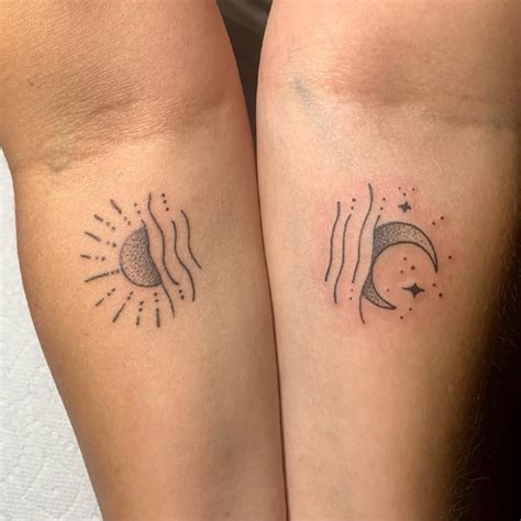 Discover 80 Sun And Moon Best Friend Tattoos Ineteachers