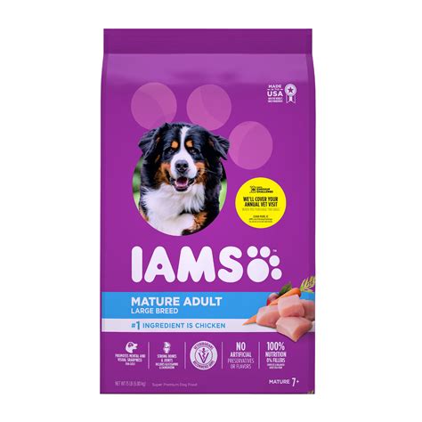 Iams Proactive Health Mature Adult Large Breed Dry Dog Food Chicken 15