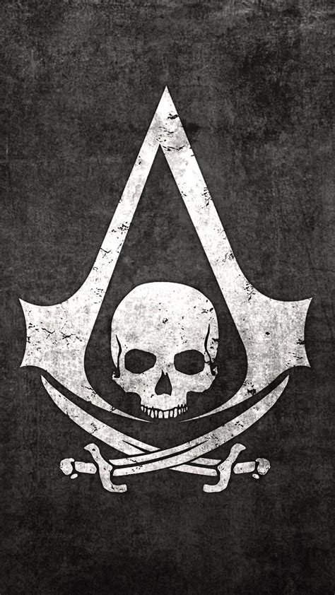 Assassins Creed Black Flag Logo Wallpaper