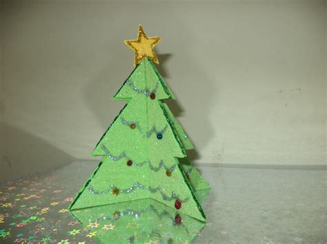 Glitter Paper Christmas Tree