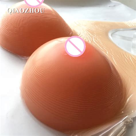 3600g HH Cup CD Professional Breast Form With Bra Straps Silicone Fake