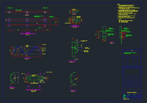 Road Guardrail Details Cad Files Dwg Files Plans And Details