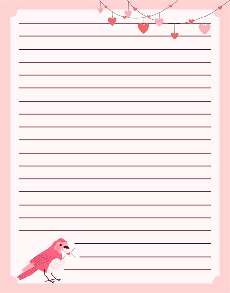 8 Best Images Of Cute Owls Love Letter Stationery