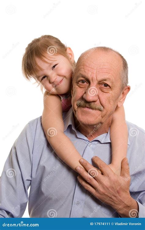 grandfather with the granddaughter stock image image of caucasian lifestyle 17974111