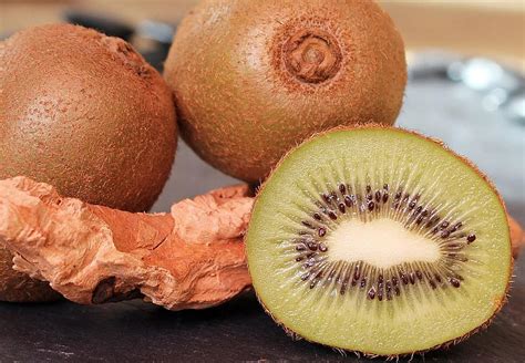Kiwi Fruit Healthy Vitamins Food Eat Sweet Delicious Green Fresh Whole Fruit Pikist