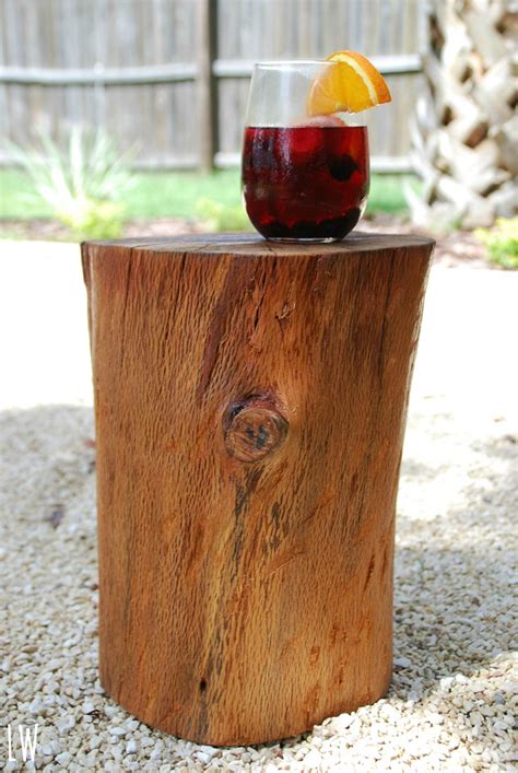 11 Tree Stump Side Table Designs Guide Patterns