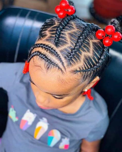Latest Black Braided Hairstyles For Kids 2021