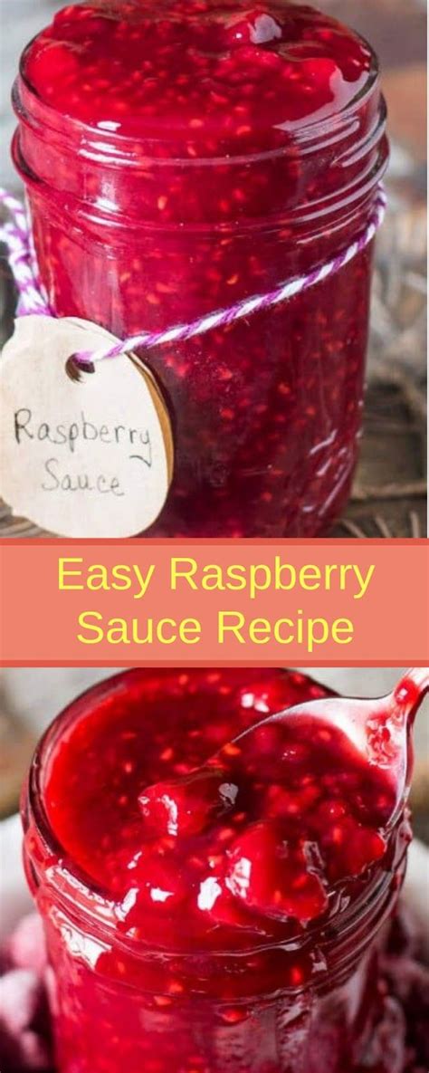 Maybe you would like to learn more about one of these? Easy Raspberry Sauce Recipe | Thin Kitchen Food's | Easy ...