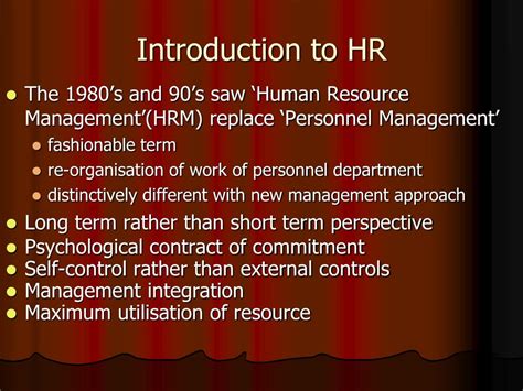 Ppt Introduction To Hrm Powerpoint Presentation Free Download Id