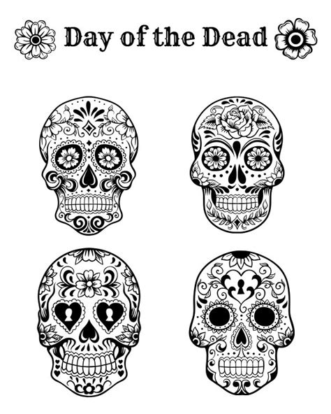 Day Of The Dead Printable