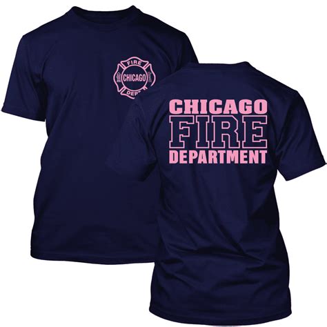 Chicago Fire Department T Shirt Pink Edition Chicago Fire Shopde