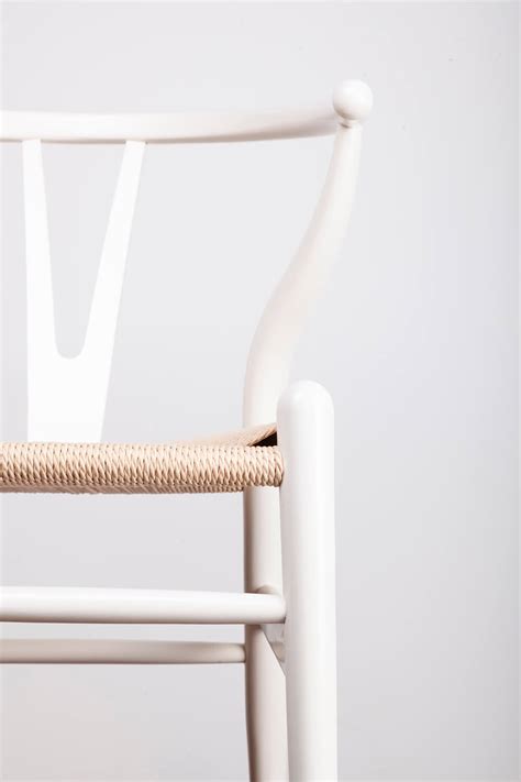 Sedia ada translated to english. Sedia Y CH24 in paglia e legno bianco | Restylit Shop ...