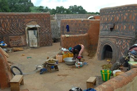 Tiébélé Painted House Traditional Mud Houses Of Burkina Faso
