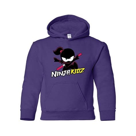Ninja Kidz Official Original Girl Logo Pullover Hoodie Dress Your