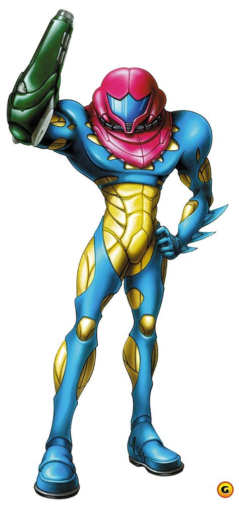 Fusion Suit Samus From Metroid Fusion Metroid Samus Samus Aran