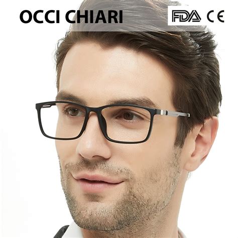 buy ultra light optical frame men titanium alloy eyeglasses frame myopia