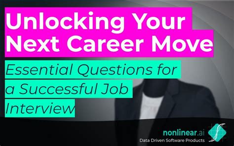 unlocking your next career move essential questions for a successful job interview by Özgür
